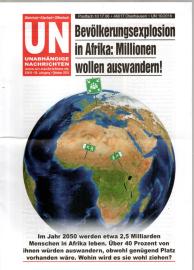 UN Unabhängige Nachrichten - Wahrheit - Klarheit - Offenheit. 50. Jhg 2018, Oktober UN Unabhängige Nachrichten - Wahrheit - Klarheit - Offenheit. 50. Jhg 2018, Oktober