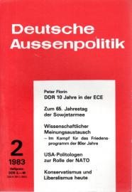Deutsche Aussenpolitik . 28. Jhg. 1983 , Heft 2 Deutsche Aussenpolitik . 28. Jhg. 1983 , Heft 2