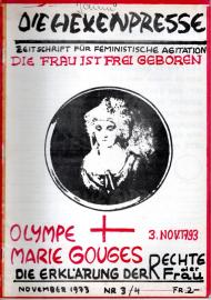 Die Hexenpresse Zeitschrift für feministische Agitation Hr. 3/4 Nov. 1973