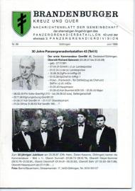Brandenburger Kreuz und Quer : Nachrichtenblatt der Gemeinschaft Nr. 98, Juni 1988