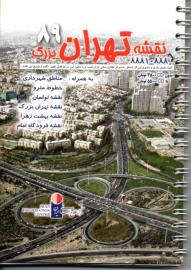 Großer Stadtplan von Teheran 89