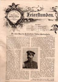 Feierstunden. Sonntags-Beilage zum Potsdamer Intelligenzblatt Nr. 2 1902