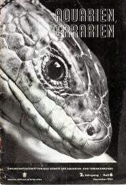 Aquarien und Terrarien. Monatsschrift für alle Gebiete der Aquarien- und Terrarienkunde 2. Jg. Heft 6 Aquarien und Terrarien. Monatsschrift für alle Gebiete der Aquarien- und Terrarienkunde 2. Jg. Heft 6