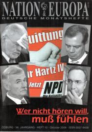 Nation & Europa : Deutsche Monatshefte 56.Jg. Heft 10 Oktober 2006