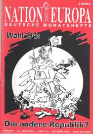 Nation und Europa : Deutsche Monatshefte 44. Jg. Heft 10 Okt. 1994 Nation und Europa : Deutsche Monatshefte 44. Jg. Heft 10 Okt. 1994