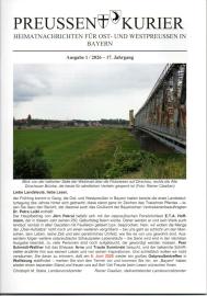 Preussen Kurier Heimatnachrichten für Ost- und Westpreussen in Bayern 17. Jhg.  1/2026