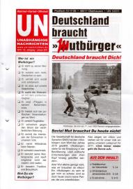 UN Unabhängige Nachrichten - Wahrheit - Klarheit - Offenheit. 43. Jhg 2016
