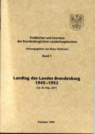 Landtag des Landes Brandenburg 1945-1952 (Ld.Br.Rep.201)